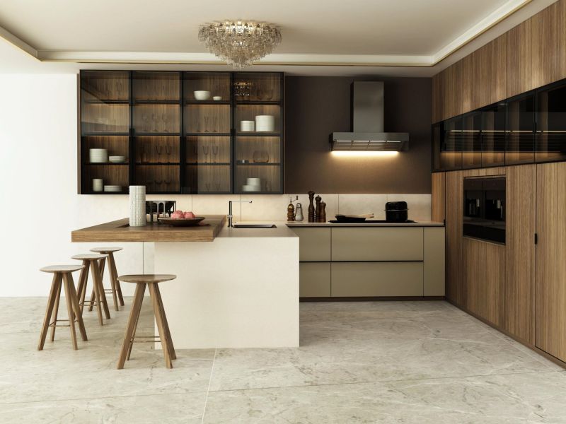 kitchen display cabinet