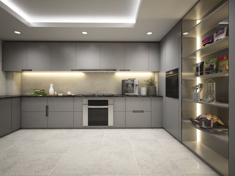 marble kitchen cabinet