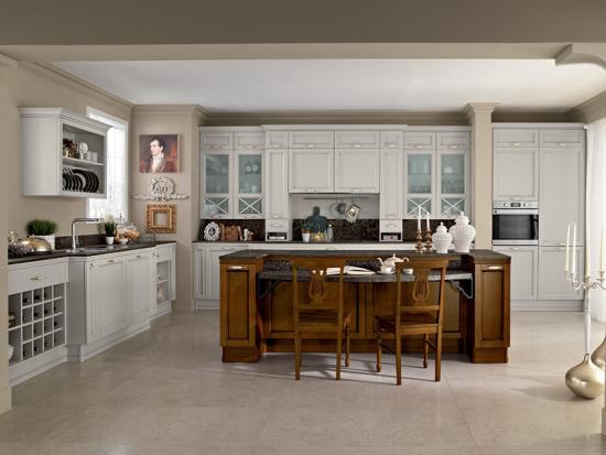 Ideal Family Hardwood Tall Unit Kitchen Cabinet with Door Handle