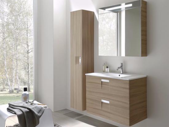 Wall Hung on Floating Unit Bathroom Vanities Linen Shaving Cabinets