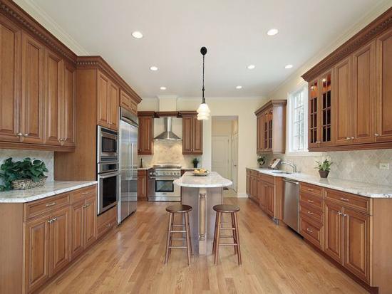 Solid Wood Kitchens Cabinet Made in China Accessories Door Hardware