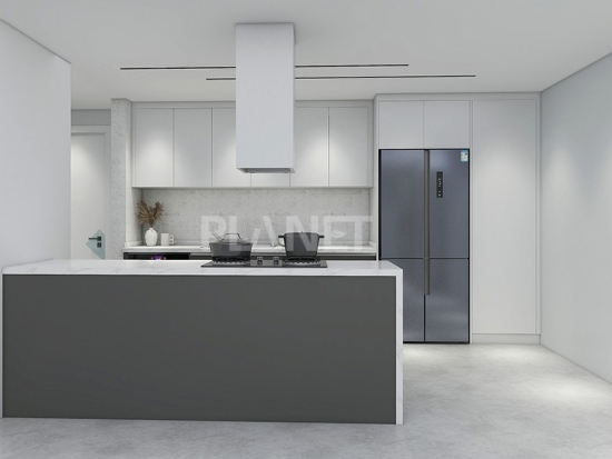 Factory Customized Design Modern Kitchen Cabinet Wooden Glossy Cabinet