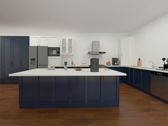 Factory made new product ideas 2023 kitchen with quartz stone countertop