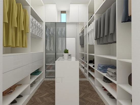 Year-end promotion simple sliding door wardrobe sliding door bedroom wardrobe walk in wardrobe closet