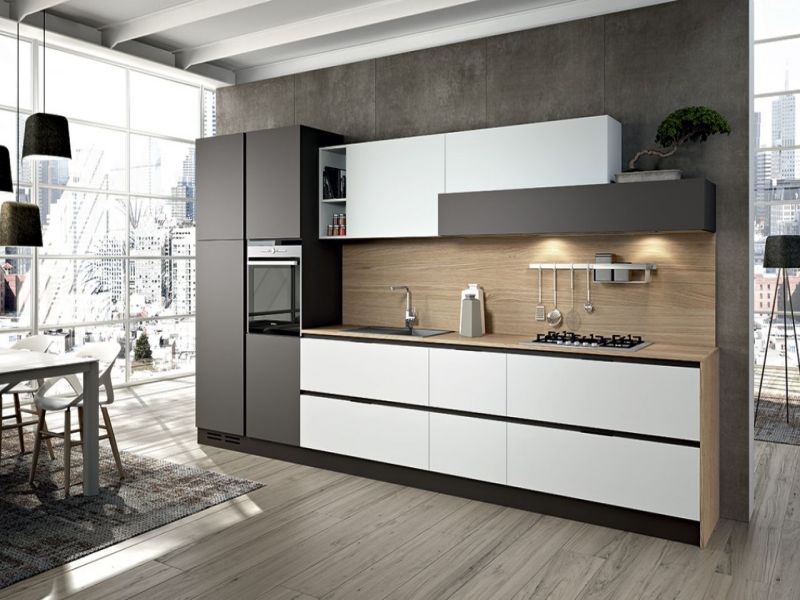 How much is a meter for a kitchen cabinet? What is the best material for the kitchen cabinets?