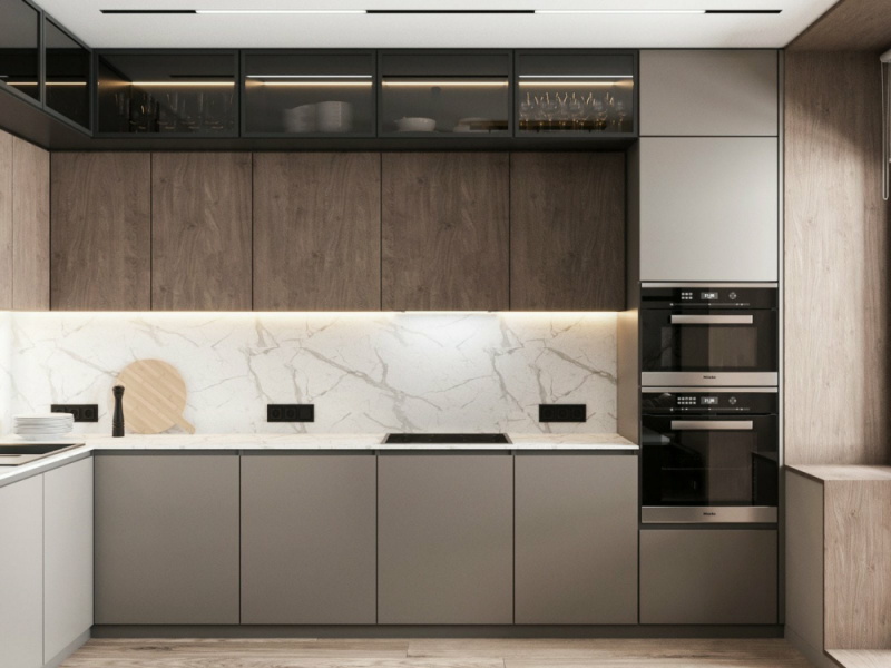 The fatal disadvantage of aluminum alloy kitchen cabinets How about aluminum alloy kitchen cabinets