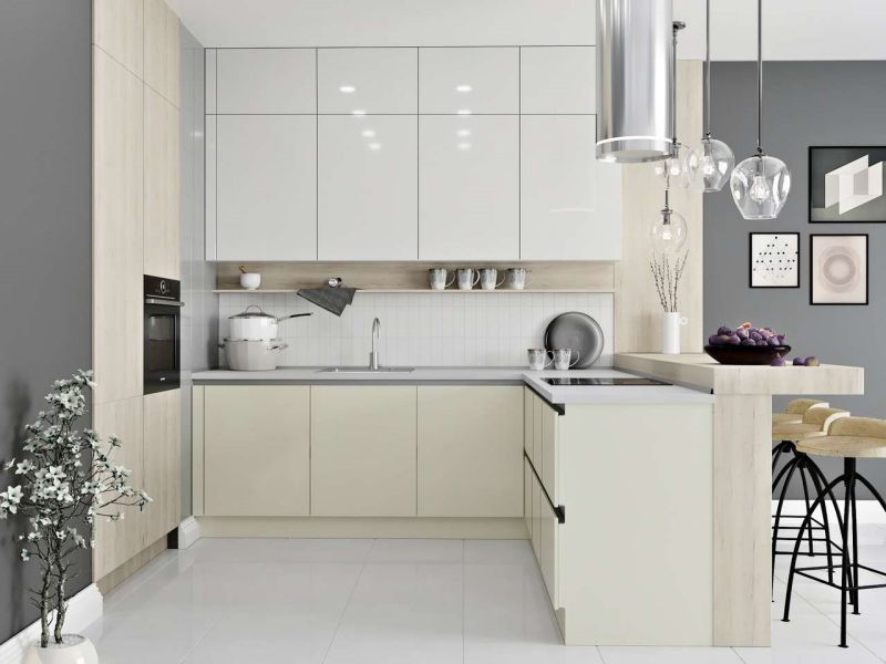 Easy-to-use kitchen design, practical and upscale, doubles the happiness after moving in