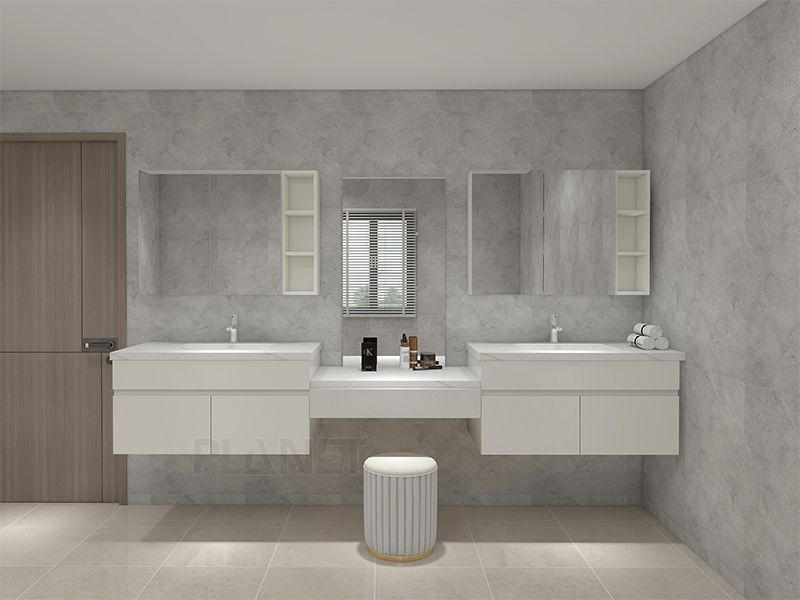 How high is the bathroom vanity usually installed? How to install the bathroom cabinet?