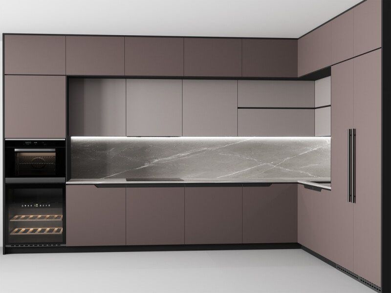 How to install the top line of the kitchen cabinet how to check and accept the kitchen cabinet
