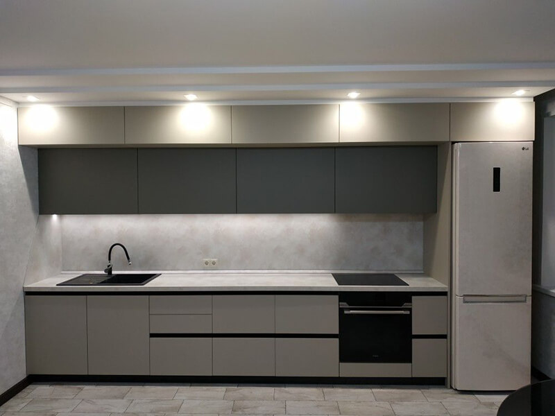 The kitchen design is large and practical, and the simple decoration style is the king!