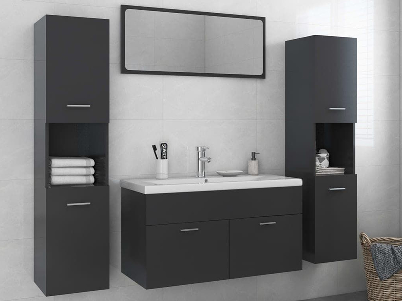 Modern Wall Mounted Bathroom Vanity Custom for Hotel Bathroom Vanities